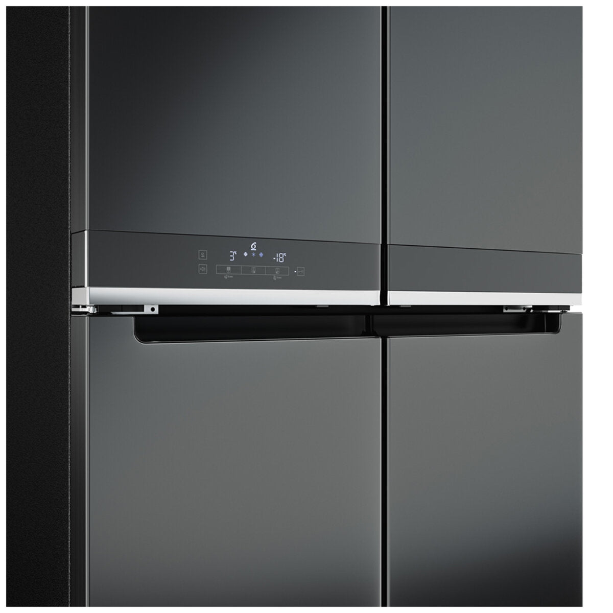 Whirlpool Four Door Fridge Freezer 594L Black WQ70900SBX - SuperSaverAU - view 6