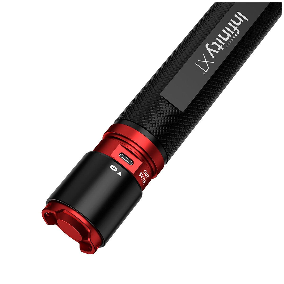 Infinity Focusing Flashlight 5000 Lumen Dual Power