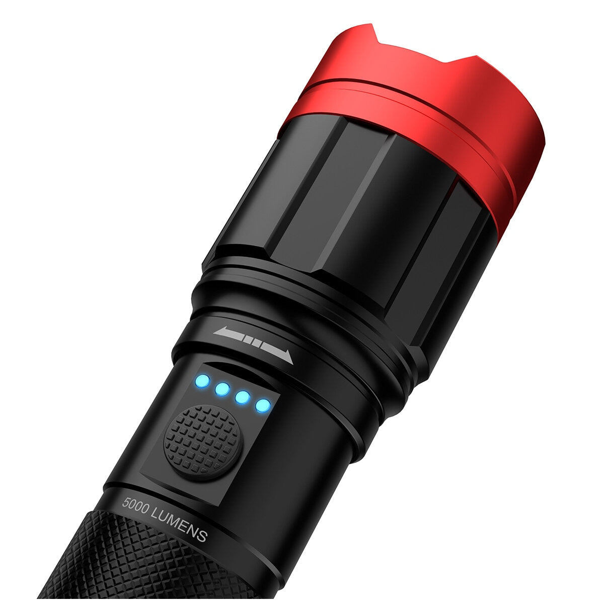 Infinity Focusing Flashlight 5000 Lumen Dual Power