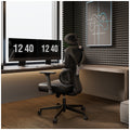 Onex Eureka GC06 Norn Ergonomic Chair Black Grey - Adjustable Lumbar Support & Breathable Mesh for Comfort & Posture Support - SuperSaverAU - view 3