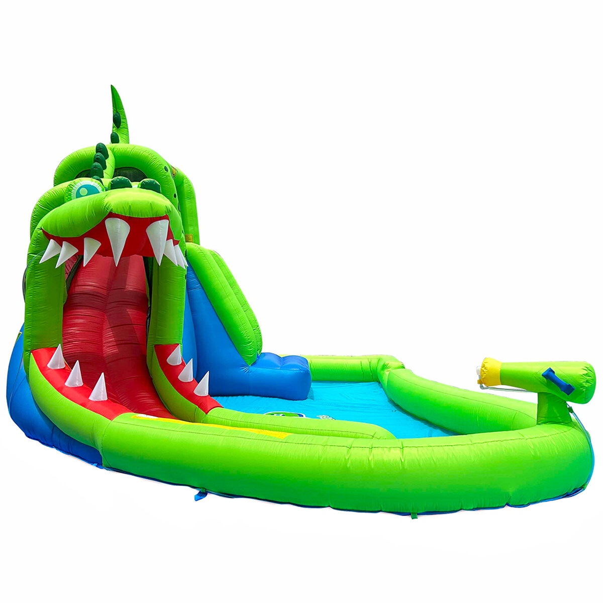 Happy Hop Crocodile Cave Adventure Inflatable Water Slide, 5200x3100x3900mm