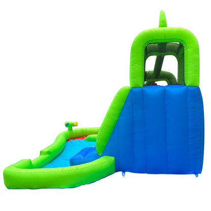 Happy Hop Crocodile Cave Adventure Inflatable Water Slide, 5200x3100x3900mm