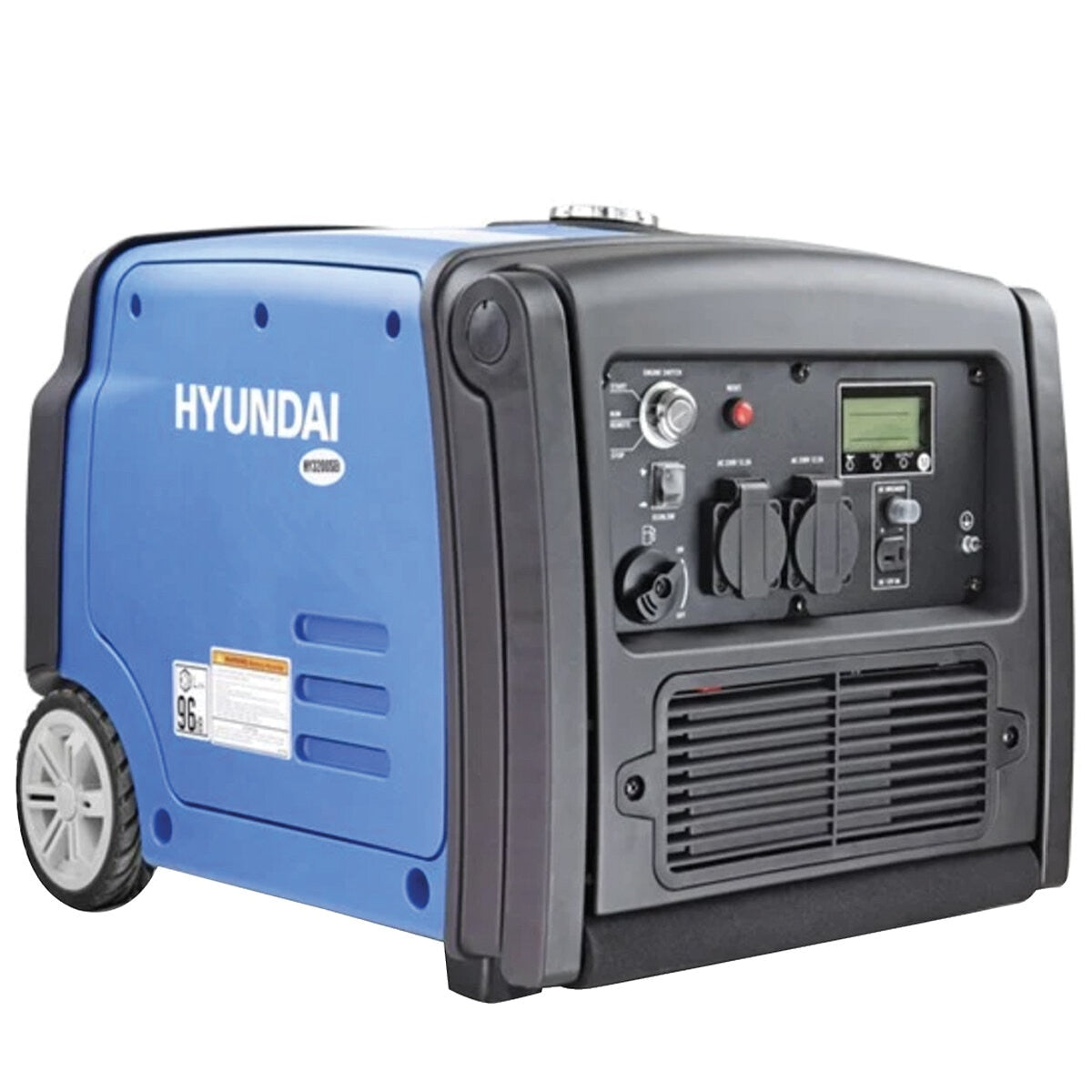 Hyundai 3200W Inverter Generator, Electric, Recoil and Key FOB Start 4 Stroke - SuperSaverAU - view 3