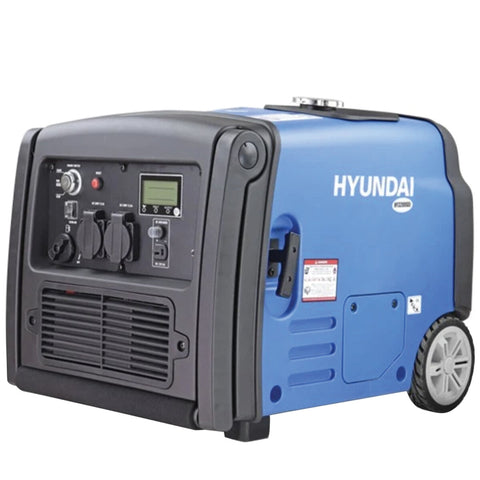 Hyundai 3200W Inverter Generator, Electric, Recoil and Key FOB Start 4 Stroke - SuperSaverAU - view 2