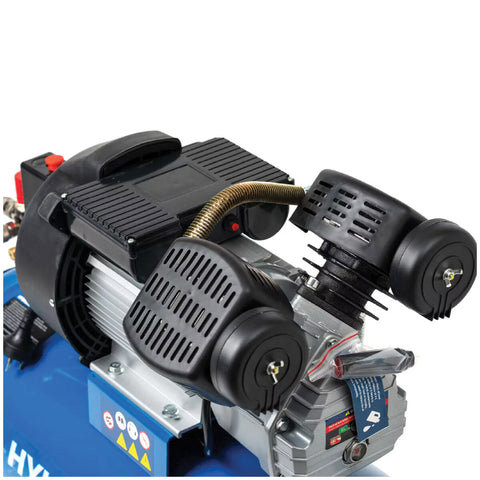 Hyundai Electric Piston 2HP Air Compressor With 24 Litre Tank 7.07 CFM - SuperSaverAU - view 2