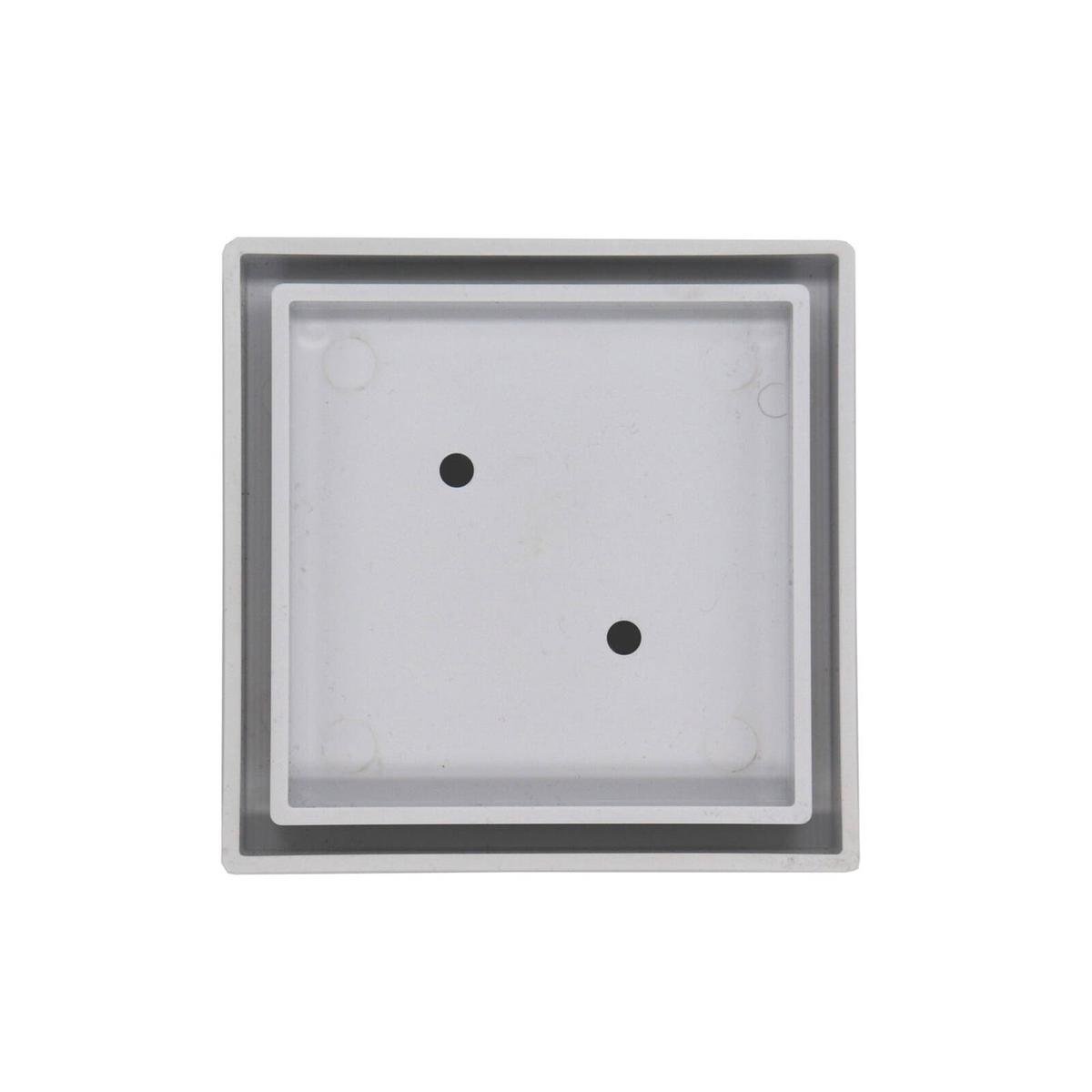 Grates 2 Go White UPVC Tile Insert Point Drain - 90mm Outlet - Removable Tray - SuperSaverAU - view 1