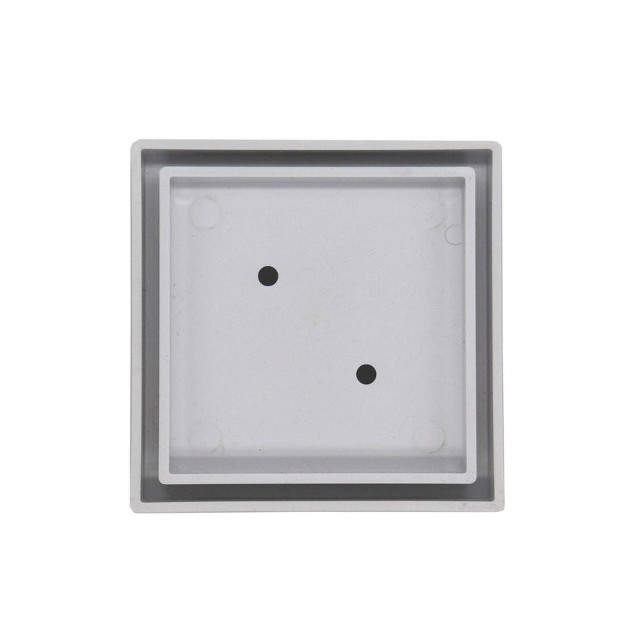Grates 2 Go White UPVC Tile Insert Point Drain - 90mm Outlet - Removable Tray - SuperSaverAU - view 1