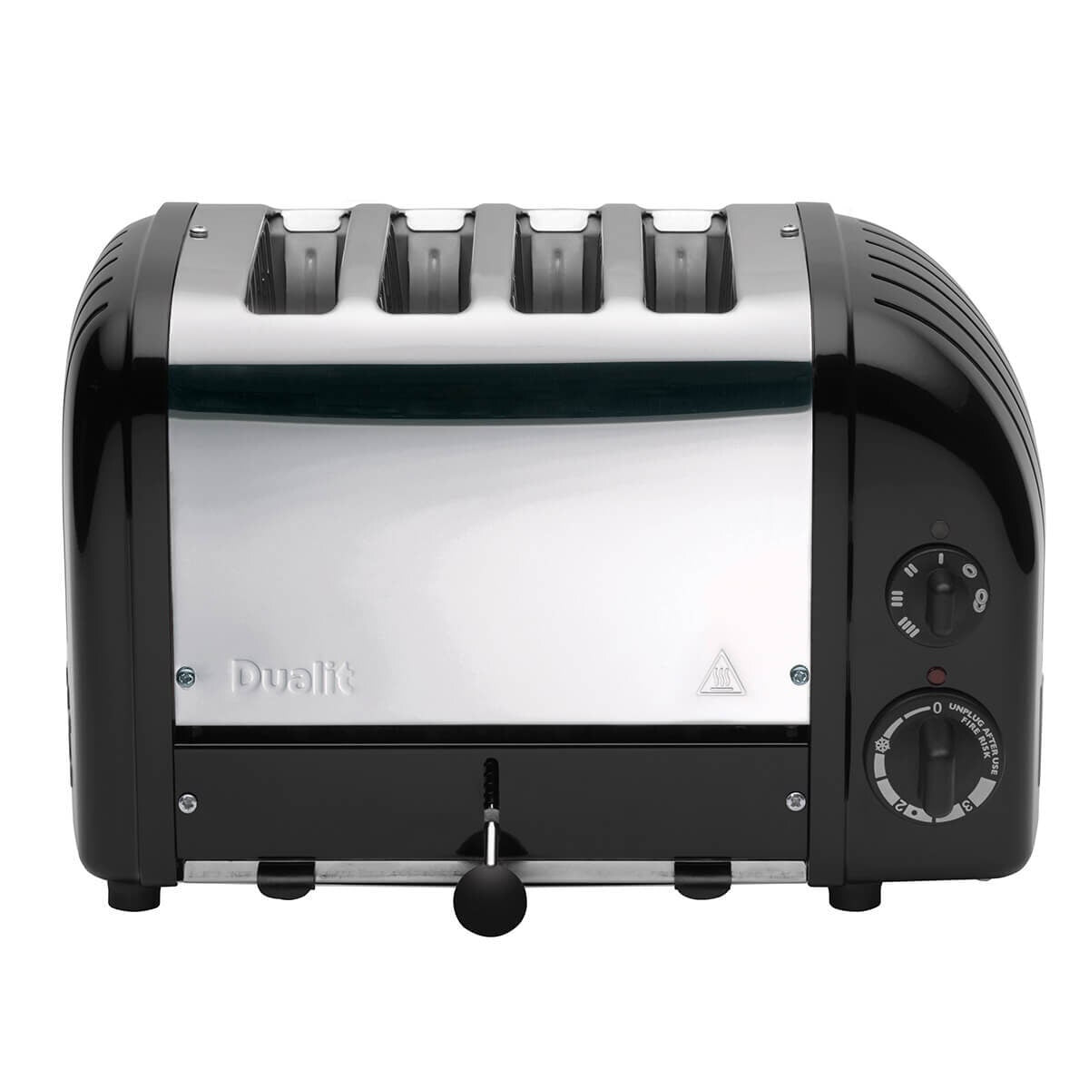 Dualit NewGen 4 Slice Toaster - Matte Black Finish, Slot-Selector Control, Wire Guard - DU47065