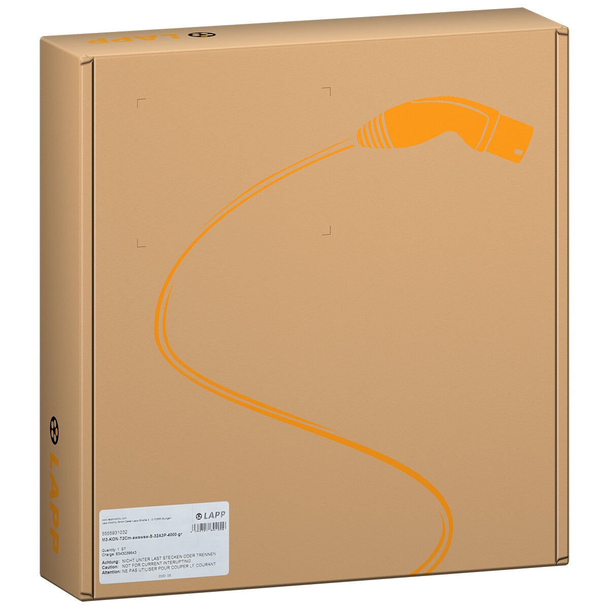 LAPP EV Helix Charge Cable Type 2 (11kW-3P-20A) Black - SuperSaverAU - view 9