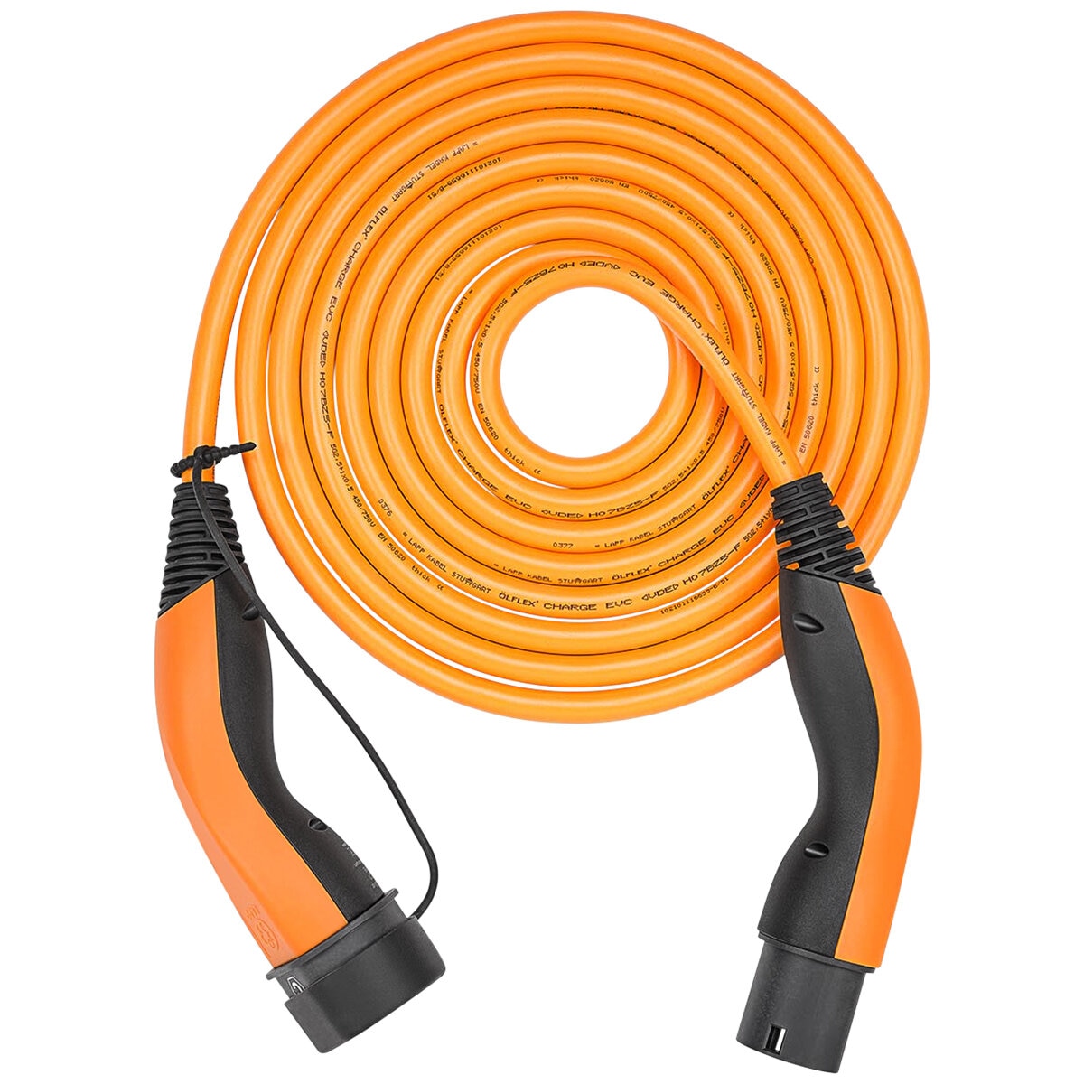 LAPP EV Helix Charge Cable Type 2 (22kW-3P-32A) 5M Orange