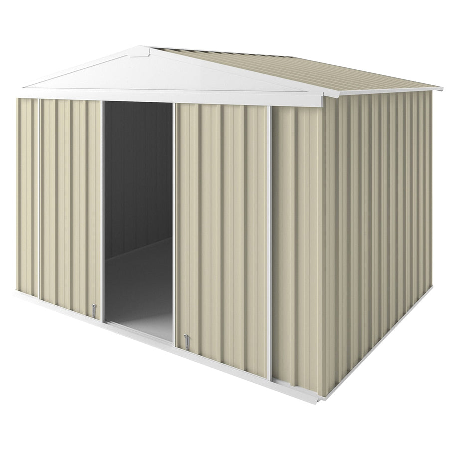 EasyShed Gable Slider 3 x 2.25M Smooth Cream - SuperSaverAU - view 1