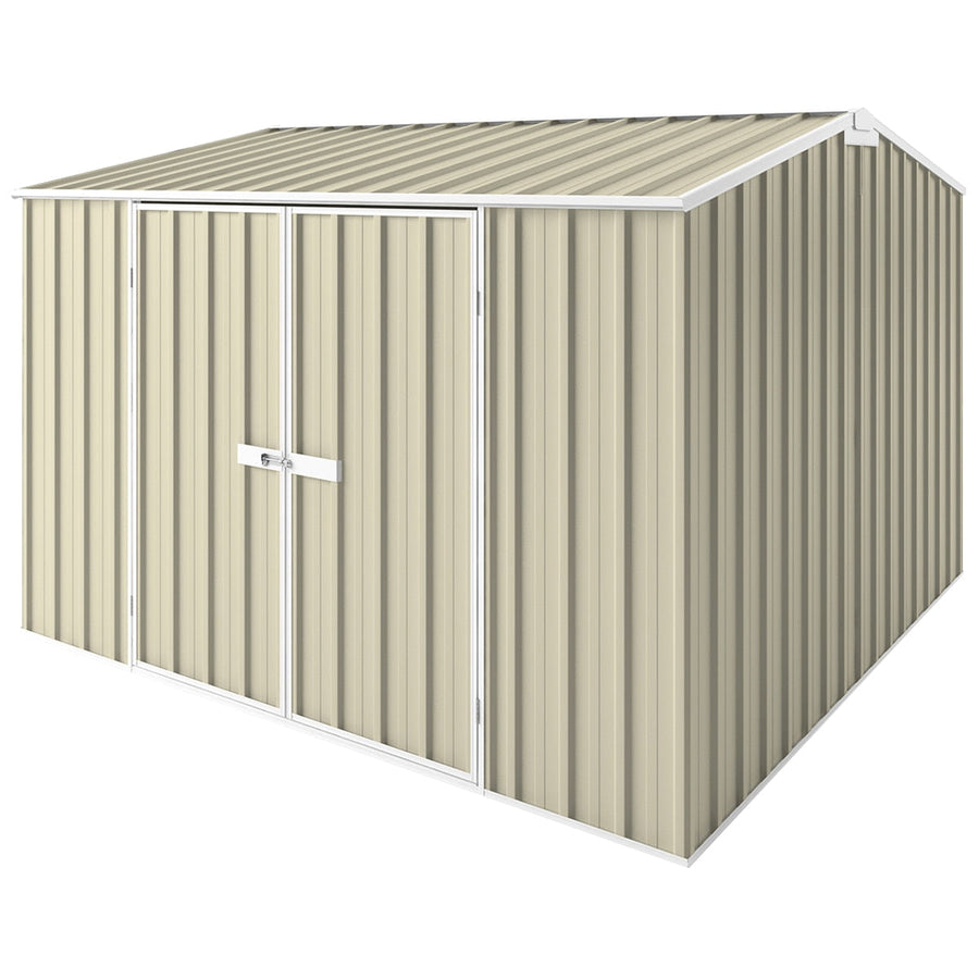 EasyShed Gable Roof 3 x 3M Smooth Cream - SuperSaverAU - view 1