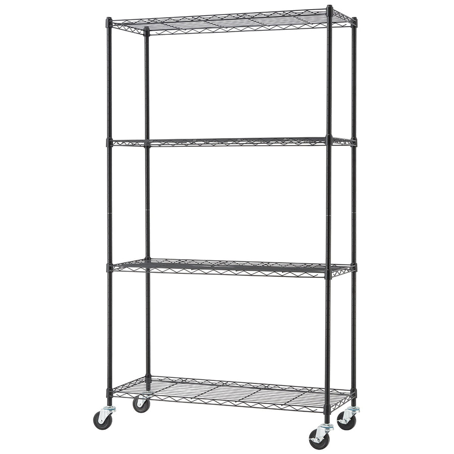 Trinity Basics 4 Tier Shelving Rack Black - SuperSaverAU - view 1