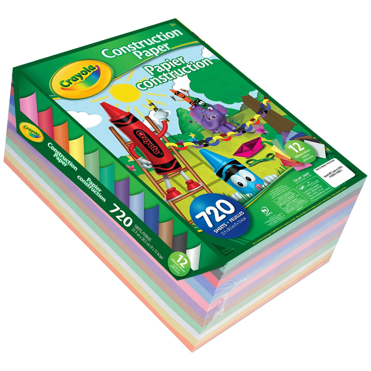 Crayola Construction Paper 2 x 720 Pack - SuperSaverAU - view 3