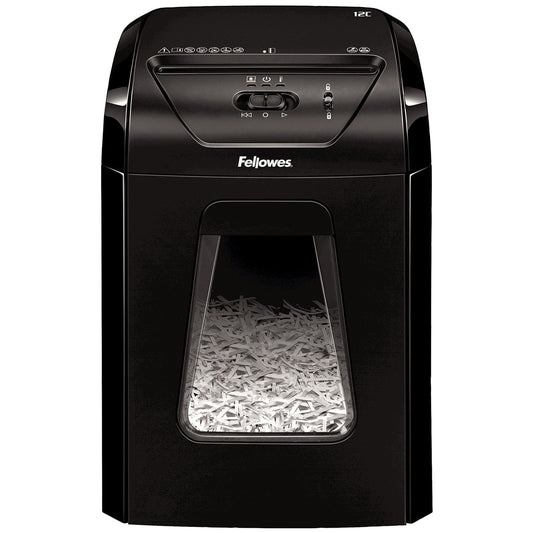 Fellowes Powershred 12C Cross-Cut Shredder