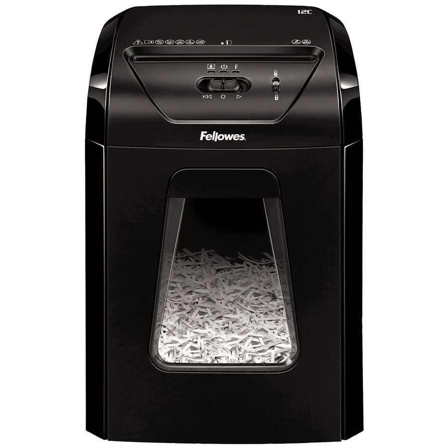 Fellowes Powershred 12C Cross-Cut Shredder - SuperSaverAU - view 1
