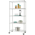 Trinity Basics EcoStorage 5 Tier Shelving Rack Chrome - SuperSaverAU - view 2