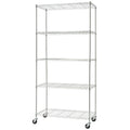 Trinity Basics EcoStorage 5 Tier Shelving Rack Chrome - SuperSaverAU - view 1