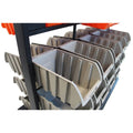 Trinity Dual-Sided Bin Rack – Heavy-Duty Storage Organizer with Removable Bins - SuperSaverAU - view 3