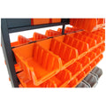 Trinity Dual-Sided Bin Rack – Heavy-Duty Storage Organizer with Removable Bins - SuperSaverAU - view 4