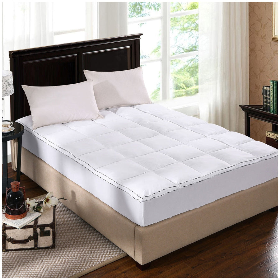 Royal Comfort 1000GSM Bamboo Queen Mattress Topper - SuperSaverAU - view 1
