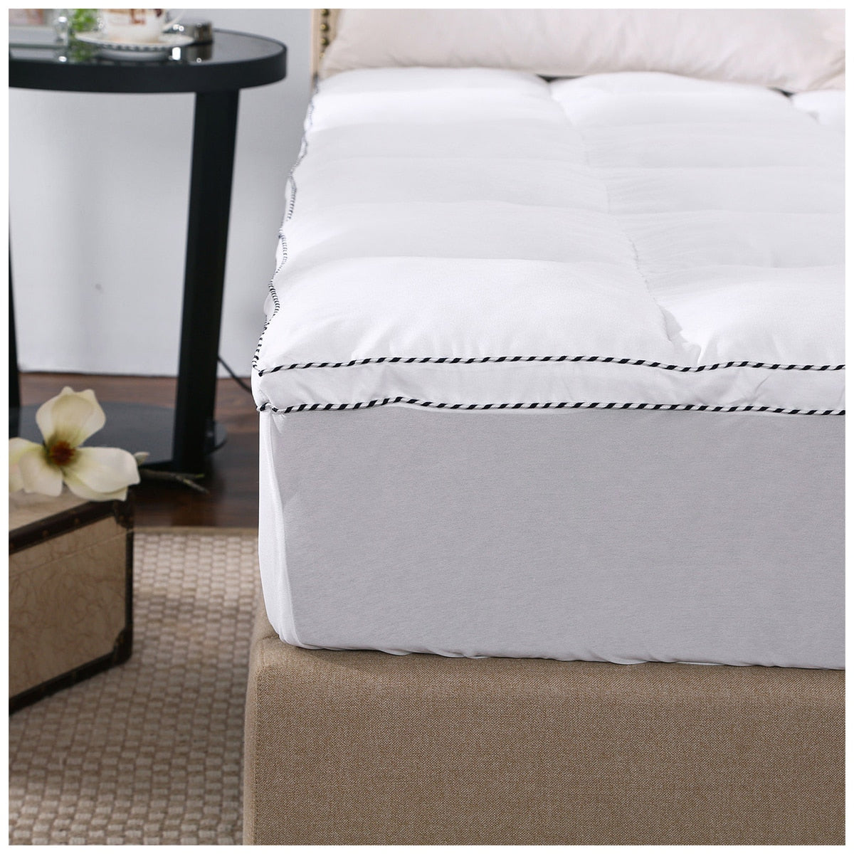 Royal Comfort 1000GSM Bamboo Queen Mattress Topper - SuperSaverAU - view 2