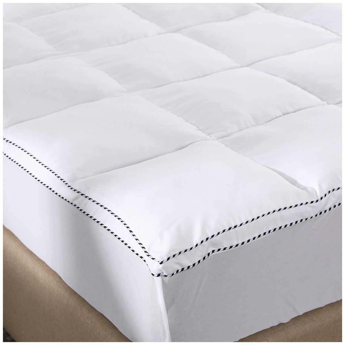 Royal Comfort 1000GSM Bamboo King Mattress Topper