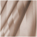 Ramesses 1200 Thread Count Cotton Sateen Stripe King Quilt Cover Set Coffee - SuperSaverAU - view 3