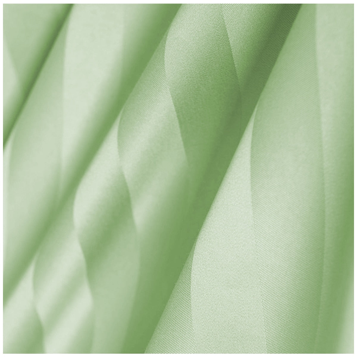 Ramesses 1200 Thread Count Cotton Sateen Stripe King Quilt Cover Set Mint - SuperSaverAU - view 3