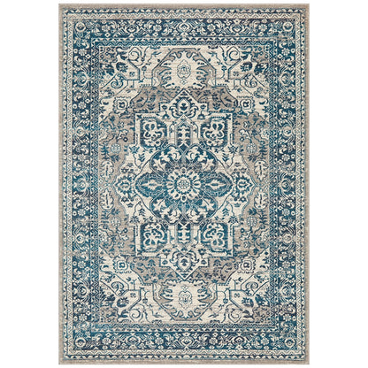 Rug Culture Babylon 207 Blue Indoor Rug 400 x 300cm