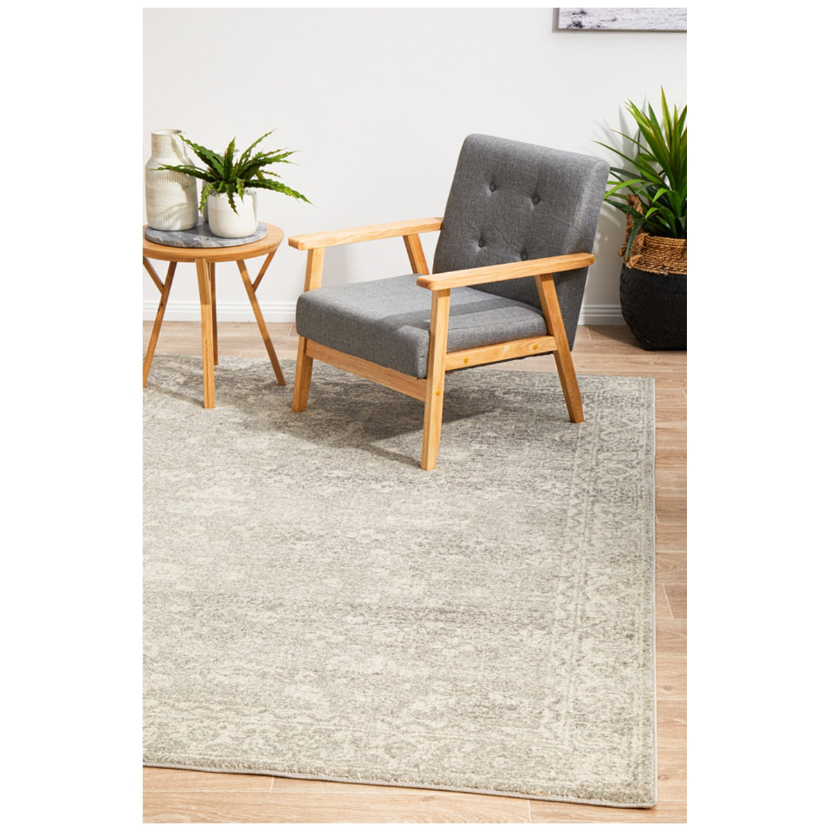 Rug Culture Evoke 252 Silver Indoor Rug 230 x 160cm - SuperSaverAU - view 8