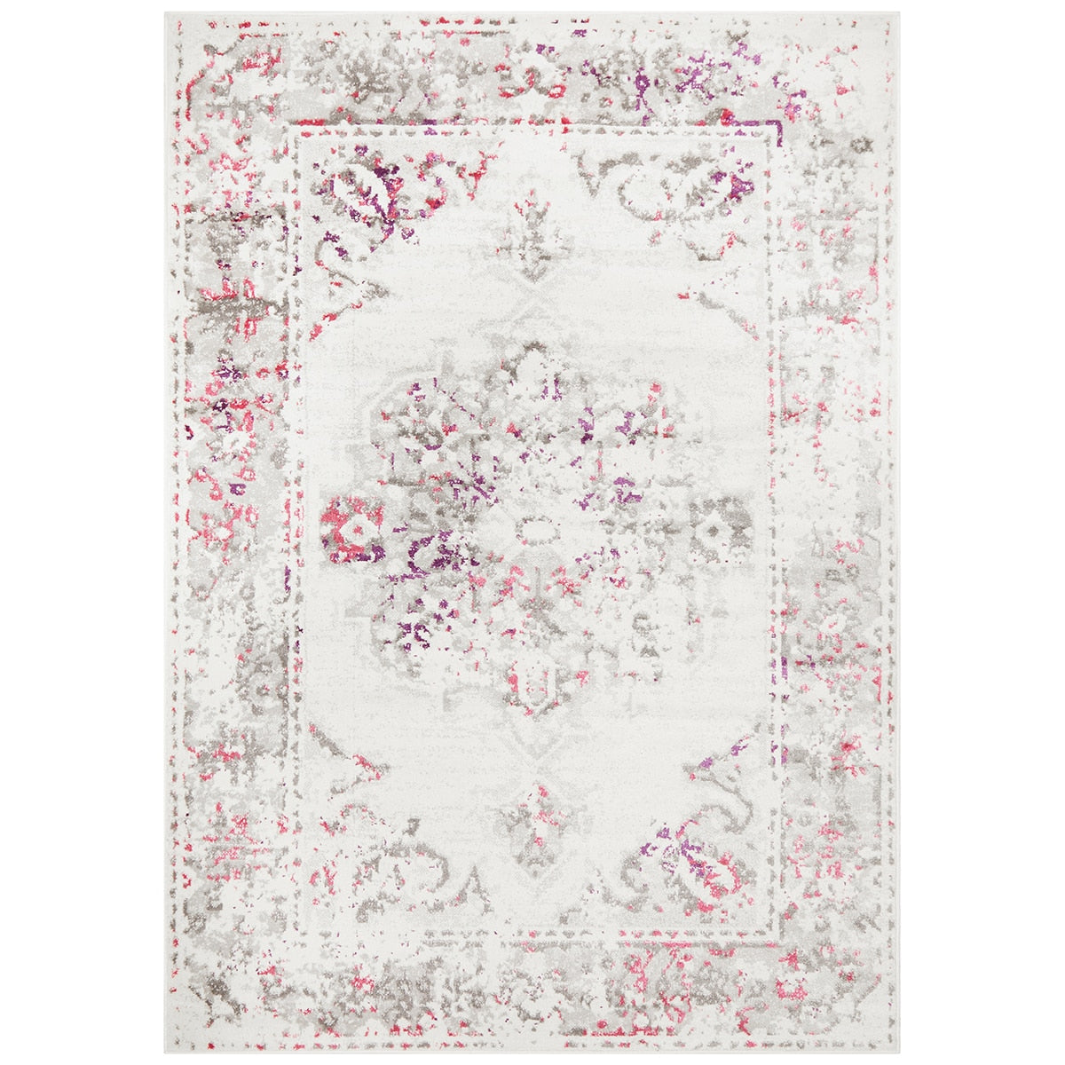 Rug Culture Metro 602 Pink Indoor Rug 230 x 160cm - SuperSaverAU - view 1