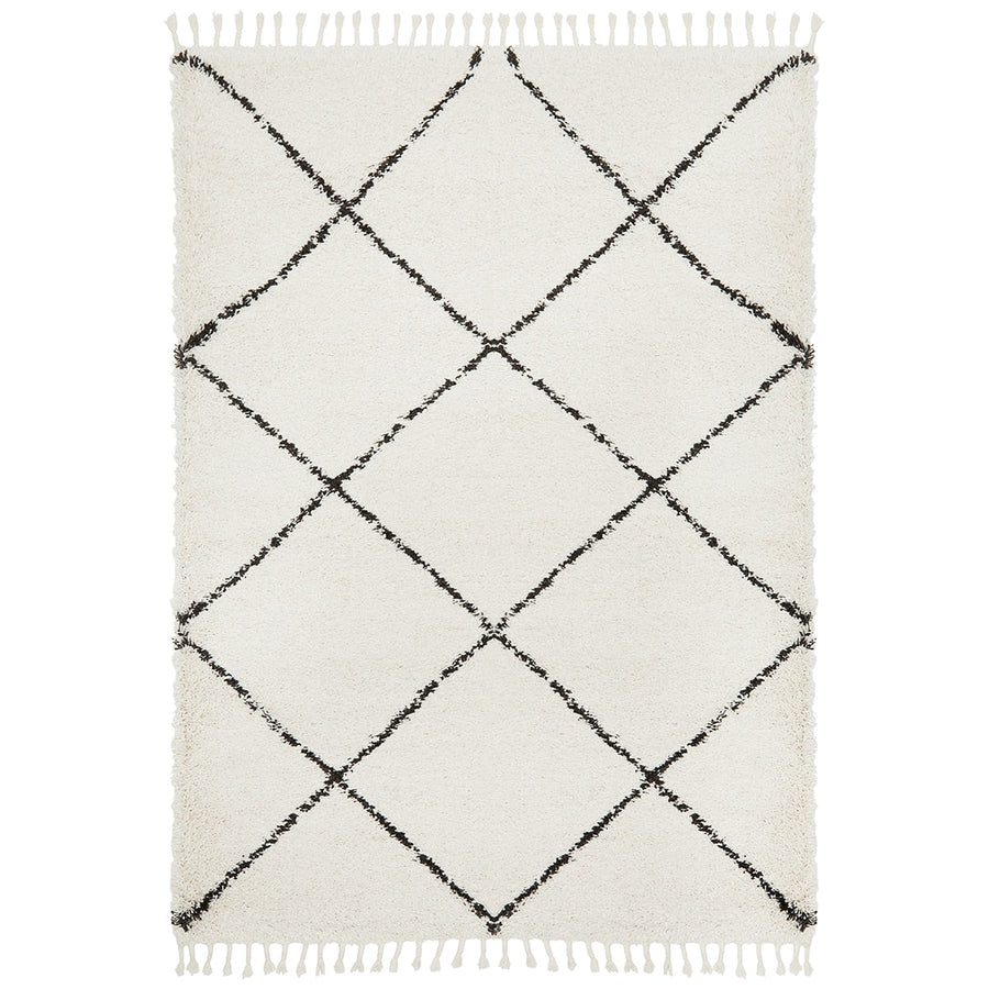 Rug Culture Saffron 22 White Indoor Rug 400 x 300cm - SuperSaverAU - view 1