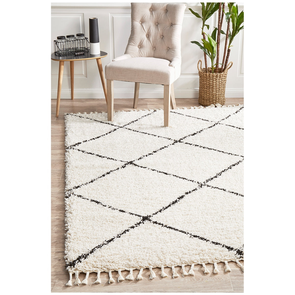 Rug Culture Saffron 22 White Indoor Rug 400 x 300cm