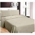 Ramesses 1100 Thread Count Cotton Sateen King Sheet Set Doeskin - SuperSaverAU - view 2