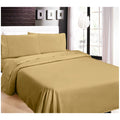 Ramesses 1100 Thread Count Cotton Sateen King Sheet Set Latte - SuperSaverAU - view 2