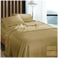 Ramesses 1100 Thread Count Cotton Sateen King Sheet Set Latte - SuperSaverAU - view 1