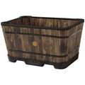 Takasho VegTrug 60cm Wooden Trough Planter 4 Pack - SuperSaverAU - view 2