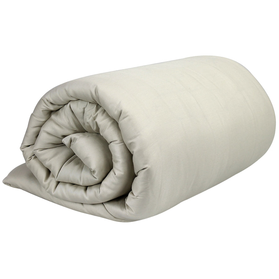 Onkaparinga Weighted Blanket 7kg Charcoal, Hypoallergenic, Removable Cover, 1220x1830mm - SuperSaverAU - view 1