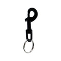 Key Essentials Snap Hook Key Ring - Black - Compact Design - 13.3mm x 79.3mm - SuperSaverAU - view 1