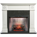 Dimplex Osbourne 2kW Fireplace Mantle - Natural White and Wood, 30 Inch Revillusion Firebox - OSB20C-AU