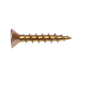 Zenith 8g x 25mm Gold Chipboard Screws - 100 Pack - Countersunk Rib Head - Durable - SuperSaverAU - view 1