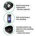 Gecko Medium LED Zapper - Insect Control Device - 30m Coverage - Weatherproof - SuperSaverAU - view 2