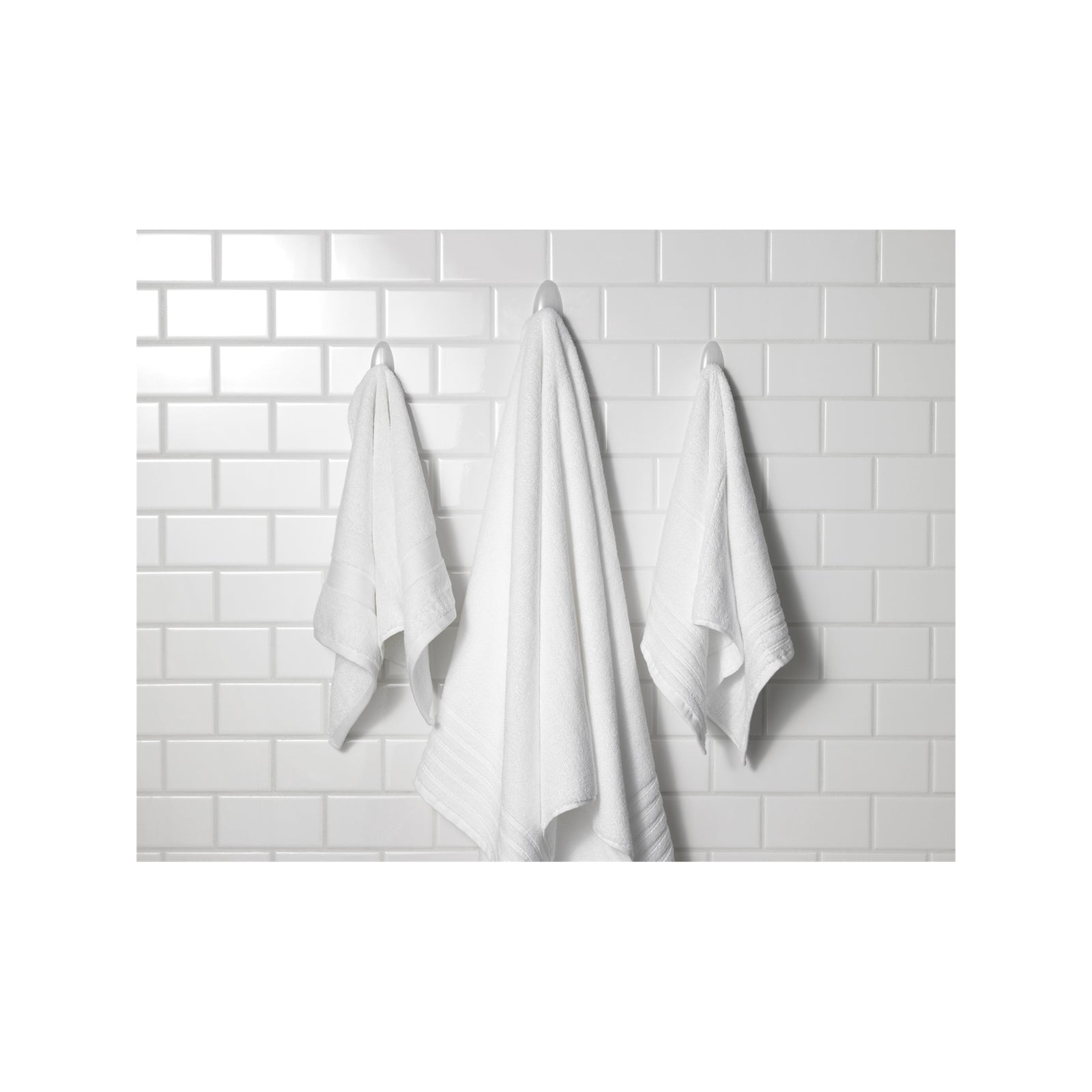 Command Large White Adhesive Wet Area Towel Hook Damage-Free