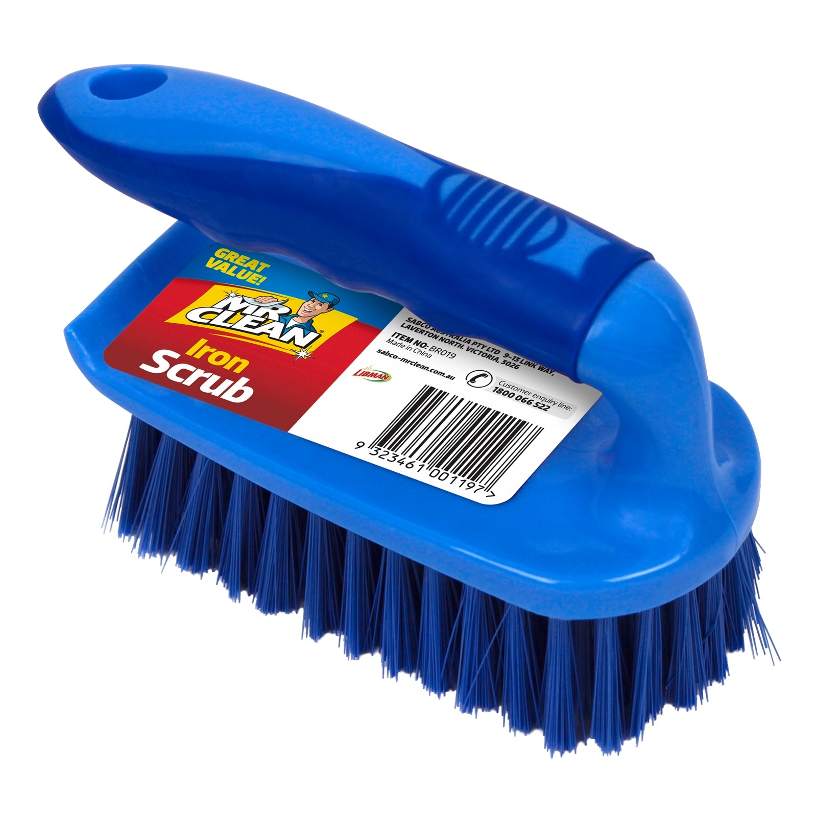 Mr Clean Handheld Iron Scrub Brush - 62mm PET