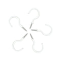 Windoware 16mm White Curtain Rod Cup Hooks - 5 Pack - SuperSaverAU - view 1