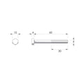 Zenith Hot Dip Galvanised Hex Head Bolts M6 x 60mm 25 Pack Durable - SuperSaverAU - view 4