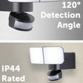 Arlec Solar Movement Activated Floodlight - 900 Lumens - Black - MAL800 - SuperSaverAU - view 4