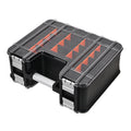 Tactix 390mm Double Sided Organiser Black & Orange Removable Bins PP/PC