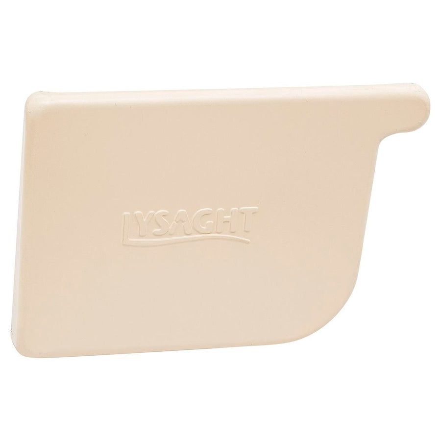 Colorbond 115mm LH Quad Gutter Stop End - Classic Cream - Steel - Easy Install - SuperSaverAU - view 1